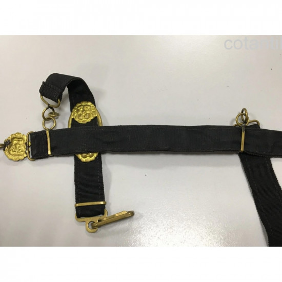 Naval fleet belt set "Sad Lions" belt with dagger Soviet Union hanger of the RKKF USSR VMF