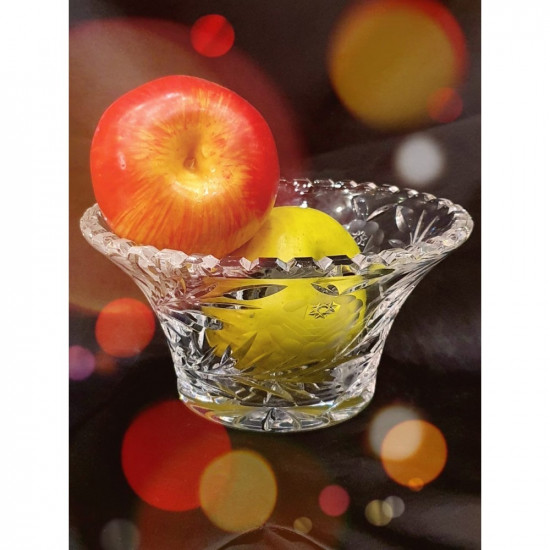 Antique czech crystal vase old Genuine Soviet glasses for fruits vegetables and sweets Antique czech crystal vase old Genuine Soviet glasses for fruits vegetables and sweets