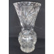 Old czech transparent antique Czech crystal vase glasses water for flowers Old czech transparent antique Czech crystal vase glasses water for flowers