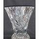 Old czech transparent antique Czech crystal vase glasses water for flowers Old czech transparent antique Czech crystal vase glasses water for flowers