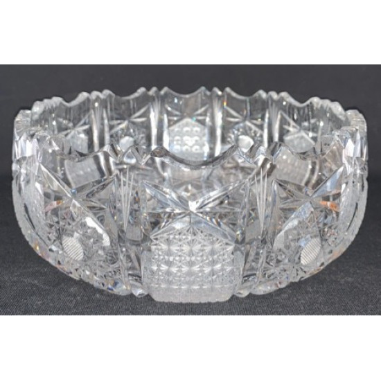 Czech crystal flower vase made in the Czech Republic for fruits vegetables and sweets