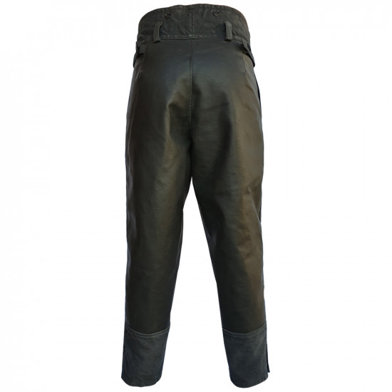 URSS Pantalones de ropa interior de cuero negro ruso para oficiales rusos Pantalones de la Unión Soviética