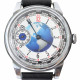 Soviet Poljot Russian Watch non transparent Globe Vintage Watch