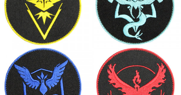 インシグニアスポケモンゴーチームパッチスリーブ手作り刺繡 インシグニアスポケモンゴーチームパッチスリーブ手作り刺繡