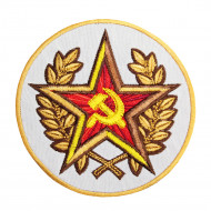 Soviet Union Golden Star Communist Hammer and Sickle USSR Embroidered Patch Soviet Union Golden Star Communist Hammer and Sickle USSR Embroidered Patch