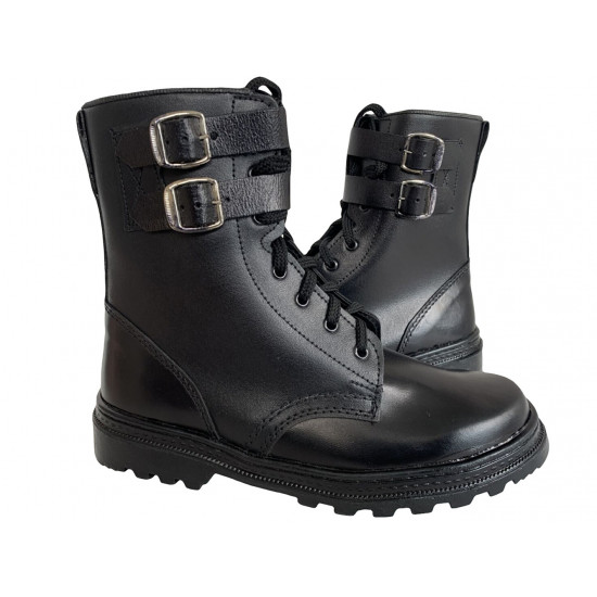 Bottes d'été tactiques en cuir Airsoft avec boucles