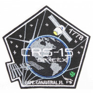 Parche de CRS-15 SpaceX Space SPX-15 Mission Elon Musk Falcon-9 Nasa Cosido a mano bordado Parche de CRS-15 SpaceX Space SPX-15 Mission Elon Musk Falcon-9 Nasa Cosido a mano bordado