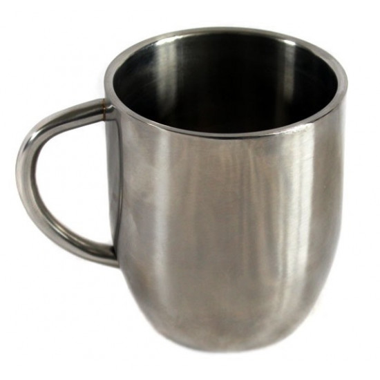 Taza de acero inoxidable Army para viajes - Taza de metal para beber al aire libre - 12 oz (0.35L)