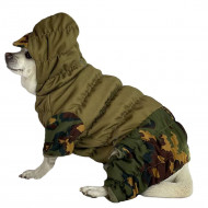 Uniforme de Gorka para mascotas ruso SIN FLEECE, ropa de camuflaje Partizan con capucha, ropa táctica al aire libre de estilo militar impermeable Uniforme de Gorka para mascotas ruso SIN FLEECE, ropa de camuflaje Partizan con capucha, ropa táctica al aire libre de estilo militar impermeable