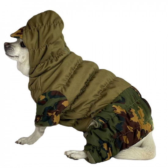 Uniforme de Gorka para mascotas ruso SIN FLEECE, ropa de camuflaje Partizan con capucha, ropa táctica al aire libre de estilo militar impermeable