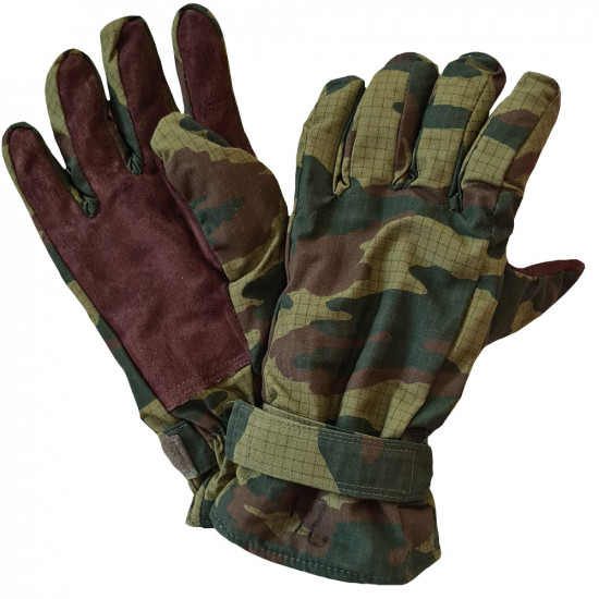 Gants tactiques de drapeau de camouflage d'hiver d'Airsoft