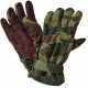 Guantes de bandera de camuflaje de invierno táctico Airsoft