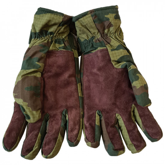 Guantes de bandera de camuflaje de invierno táctico Airsoft