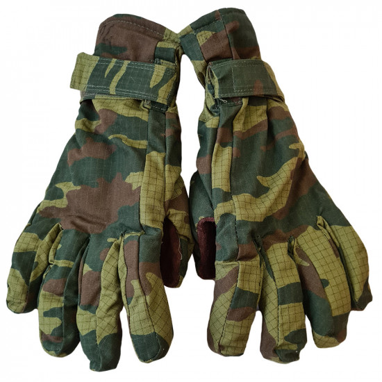 Gants tactiques de drapeau de camouflage d'hiver d'Airsoft