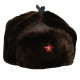 Invierno ruso oficiales cálidos ejército militar sombrero cálido orejeras soldados ushanka con piel