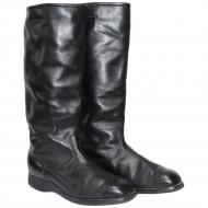 Botas oficiales de cuero vintage soviéticas originales de la URSS WWII Botas oficiales de cuero vintage soviéticas originales de la URSS WWII