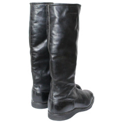 Vintage USSR WWII Black Leather Boots Vintage USSR WWII Black Leather Boots
