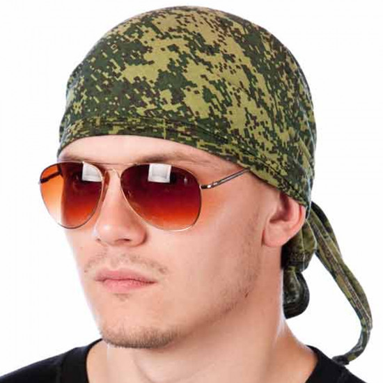 Headscarf bandana Black/Digital Camo/Grey Flora/Green Flora Headscarf bandana Black/Digital Camo/Grey Flora/Green Flora
