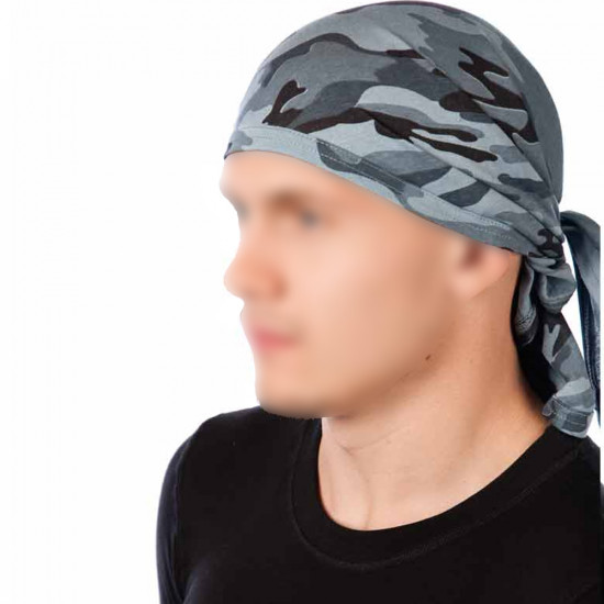  Russian Headscarf military bandana Black/Digital Camo/Grey Flora/Green Flora