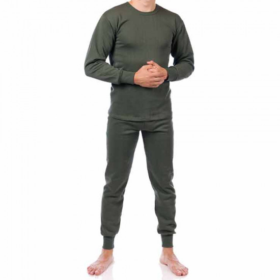 Russische Militärunterwäsche Fleece Pyjama Schwarz/Olive/Digital Camo