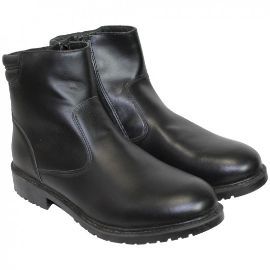 Airsoft Modern Parade Demi-Season Black Boots on the zipper