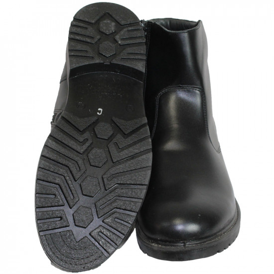 Airsoft Modern Parade Demi-Season Black Boots on the zipper
