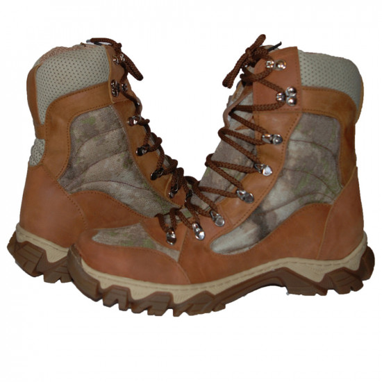 Russian Special Forces Military Brown Winter Boots 