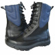 Russian Chrome Black with Blue Outdoor Boots M130