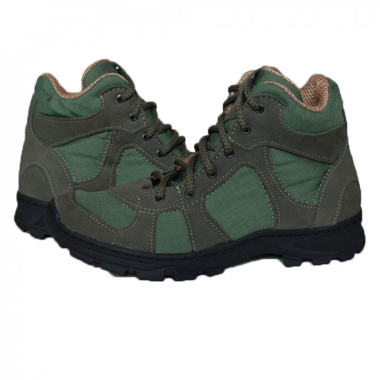 Bottes tactiques d'été en nubuck vert Bottes tactiques d'été en nubuck vert