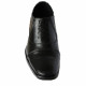   Parade Black Leather Officer's shoes