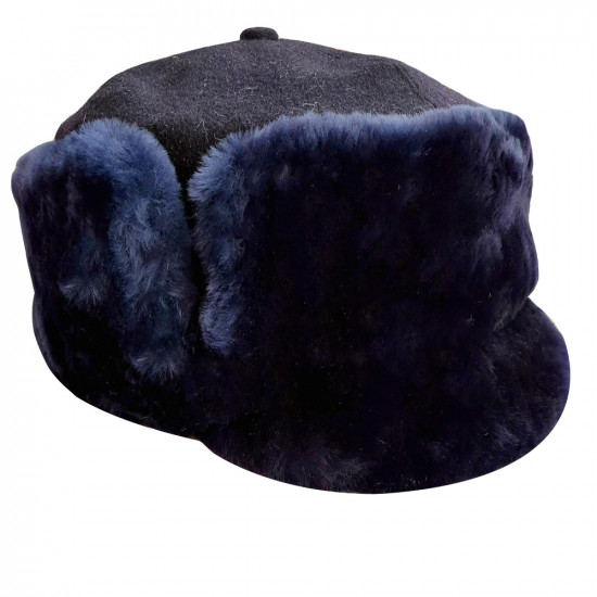 Chapeau d'hiver de police d'origine russe Ushanka URSS