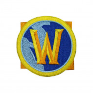 MMORPG WOW Game Logo World of Warcraft Gaming Sleeve Embroidered Sew-on/Iron-on/Velcro Patch MMORPG WOW Game Logo World of Warcraft Gaming Sleeve Embroidered Sew-on/Iron-on/Velcro Patch