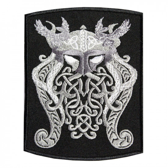 Scandinavian God Odin Embroidered Sew-on / Iron-on / Velcro Patch
