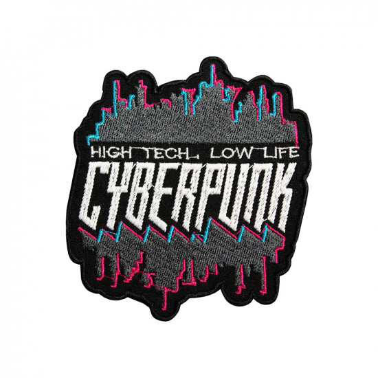 Cyberpunk Technical Modern City Gaming Embroidered Sew-on / Iron-on / Velcro Patch