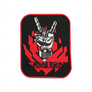 Samurai Anime Punk Embroidered Sew-on / Iron-on / Velcro Patch Samurai Anime Punk Embroidered Sew-on / Iron-on / Velcro Patch