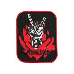 Samurai-Anime-Punk-Stickerei zum Aufnähen / Aufbügeln / Klettverschluss Samurai-Anime-Punk-Stickerei zum Aufnähen / Aufbügeln / Klettverschluss