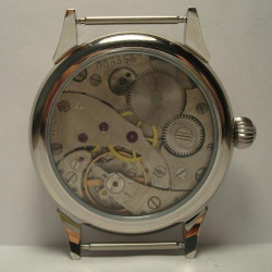 Vintage transparent Wristwatch Molnija men's gift   Vintage transparent Wristwatch Molnija men's gift
