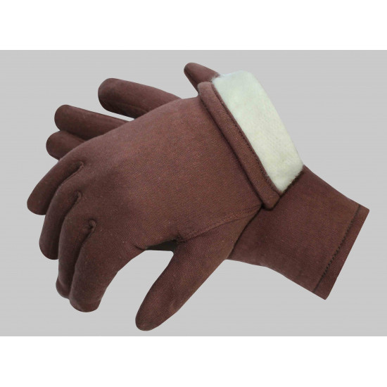 Soviet Army Fur Mittens – Wool Fleece Lining, 100% Sheep’s Wool, Military Surplus, New Old Stock