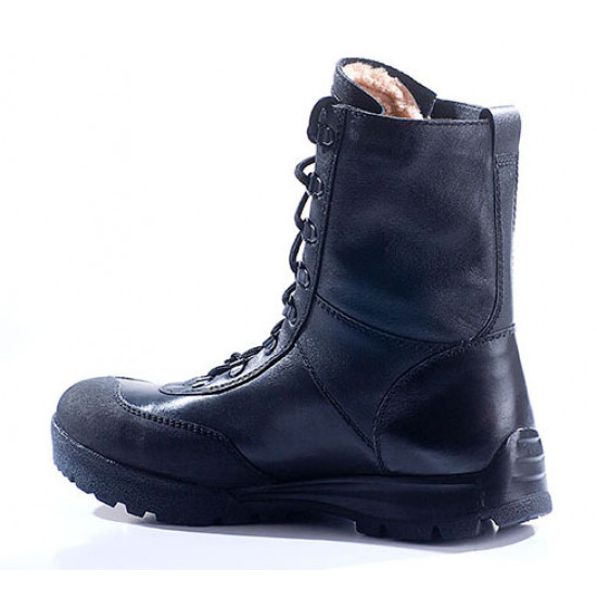 Botas tácticas de invierno cálido de cuero Airsoft "cobra" 12034