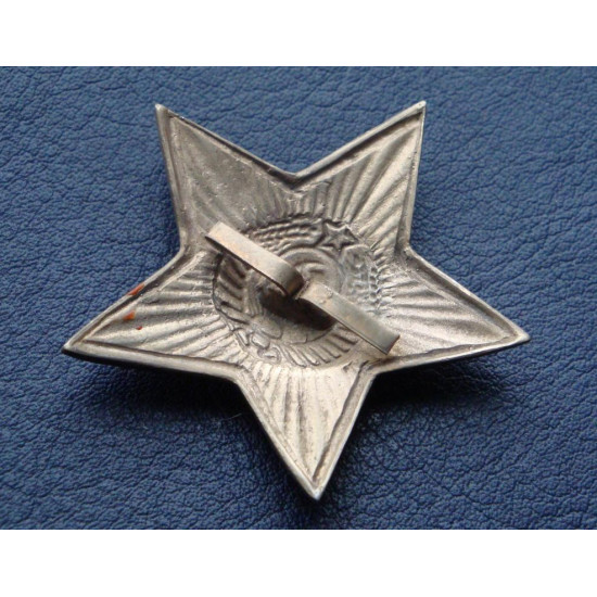 Soviet cocarde badge star for the police cap 1940-1950