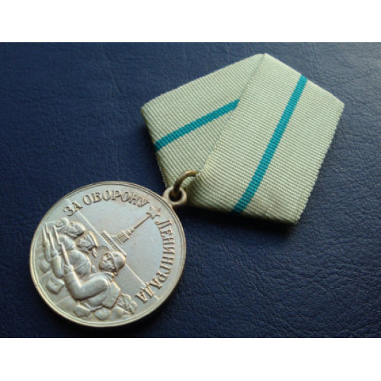 Sowjetische Militärmedaille für die Verteidigung von Leningrad