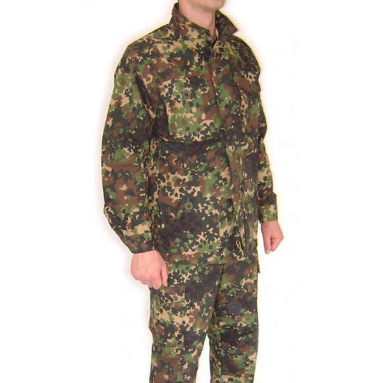 Airsoft Paratrooper summer camo tactical uniform "fracture" pattern rip-stop