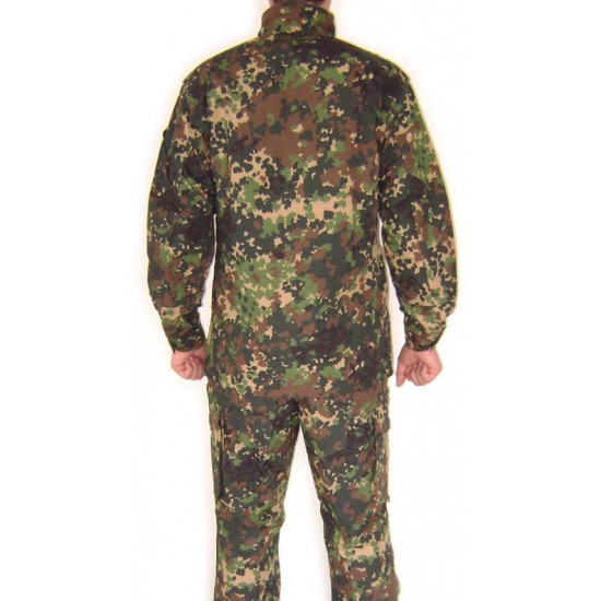 Airsoft Paratrooper summer camo tactical uniform "fracture" pattern rip-stop