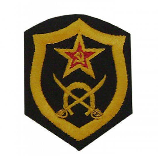 パッチ58に乗っているソ連邦軍騎兵隊隊員