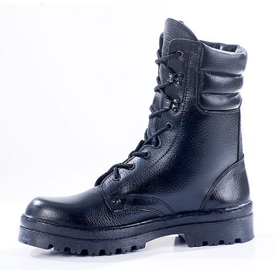 Russian leather warm winter tactical assault boots 