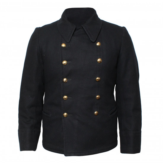 Old   Navy Fleet Admirals Winter Uniform Black Wool Jacket Bushlat