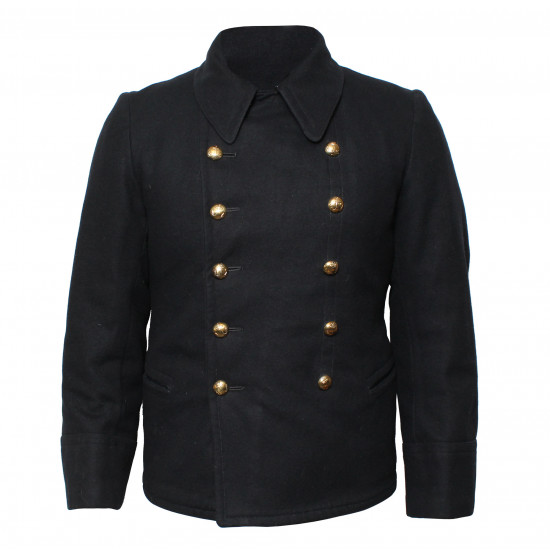 Old   Navy Fleet Admirals Uniforme d'hiver Veste en laine noire Bushlat