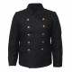 Old   Navy Fleet Admirals Uniforme d'hiver Veste en laine noire Bushlat