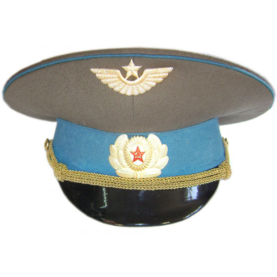 Soviet air force officer's visor hat   aviation m69