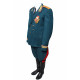 Soviétique / le colonel général militaire russe font étalage de l`uniforme militaire